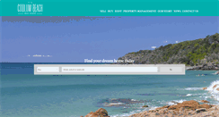 Desktop Screenshot of coolumbeach-realestate.com.au